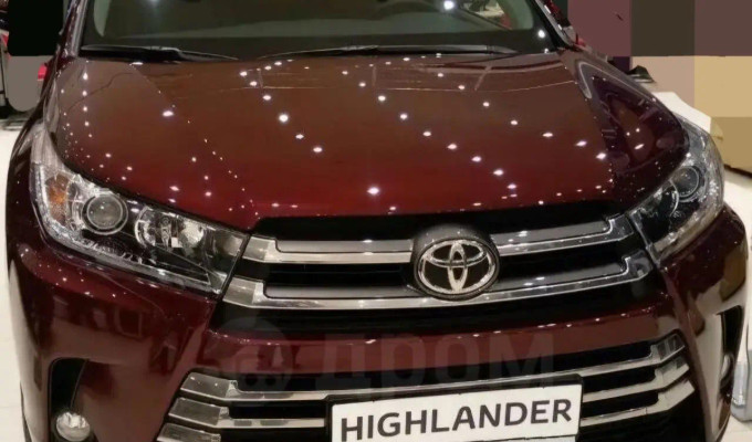 Toyota Highlander 2018 года