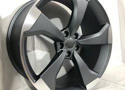 Audi Rotor R20 9J ET30 5X112 66,45 SATIN GUNMETAL MACHINED FACE