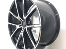 Разноширокие R20 5X112 66,6 Black Machined Face
