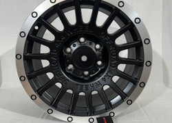 R17 8,5J ET0 110 6x139,7 MATTE BLACK MACHINED LIP