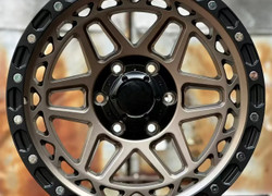 Только 2 диска ZB80 R17 9J ET0 6x139,7 110 MATT BRONZE+BLACK LIP