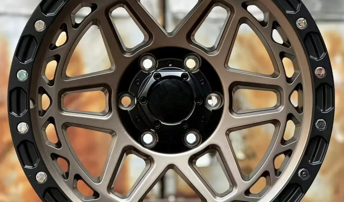 Только 2 диска ZB80 R17 9J ET0 6x139,7 110 MATT BRONZE+BLACK LIP
