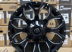 R17 8,5J ET10 5X150 110 Matt Black Machine Face