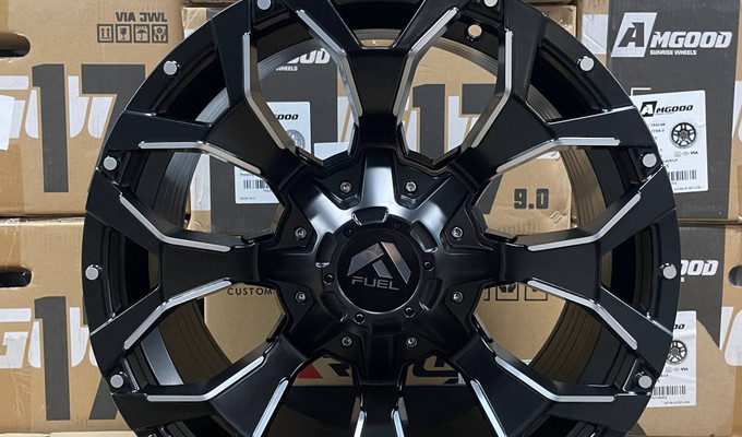  R17 8,5J ET10 5X150 110 Matt Black Machine Face
