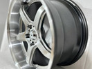  R18 9,5J ET22 5x114,3 73,1 hyper black/machine lip