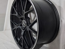 Разноширокие R20 5x112 ЦО66.6 Matt Black Polish Lip