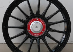 0257 R18 8J 5x100 / 5x112 ET42 66,5 Glossy Black + Powder Coating