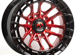  R17 9J 6x139,7 ET0 ЦО110 CANDY RED+BLACK LIP