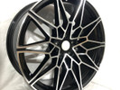 Разноширокие R20 5X112 66,6 Black Machined Face