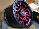  R17 8,5J ET0 110 6x139,7 MATTE BLACK MACHINED FACE+RF