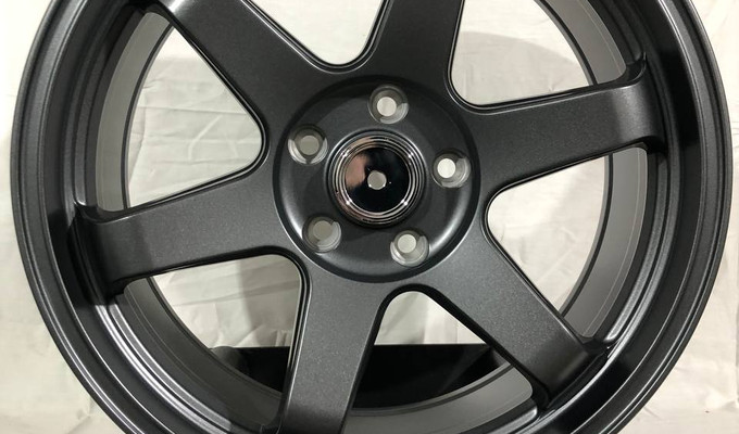 TE37 R18 8J 5X100 ET35 73,1 Dark Matt Gray