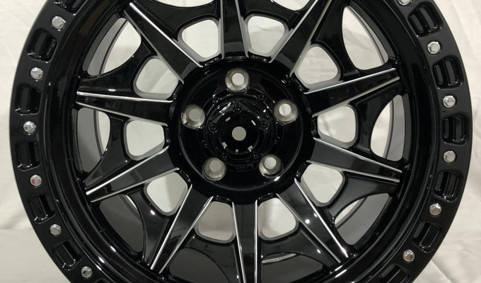 Fuel R17 9J 5x120 ET-10 ЦО 65,1 BLACK MILLING WINDOWS