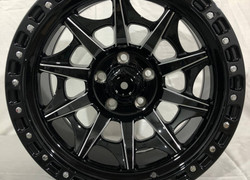 Fuel R17 9J 5x120 ET-10 ЦО 65,1 BLACK MILLING WINDOWS