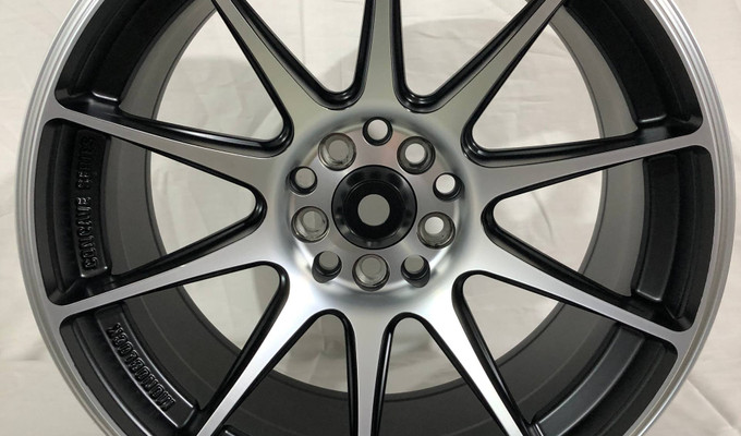 XXR R17 9J 5x100 / 5x114,3 ET25 73,1 SMATE BLACK MACHINE