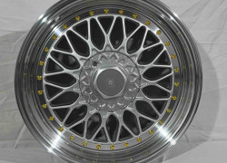 Разноширокие BBS BMW R17 5X120 74,1 Silver Polish Lip