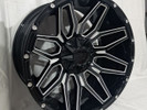  R20 10J ET-18 5x150 / 5x139,7 110,5 BLACK MILLING