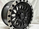  R17 9J 110 ET10 5x150 "MATT BLACK MACHINE LIP"