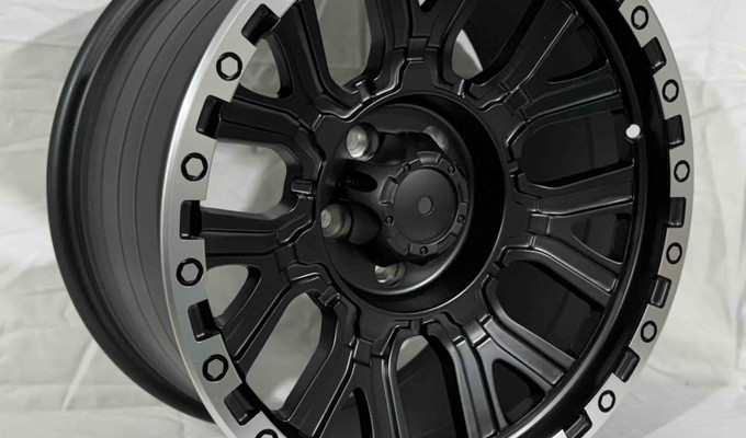 OFF  ROAD R17 9J 73,1 ET0 5x114,3 "MATT BLACK MACHINE LIP"