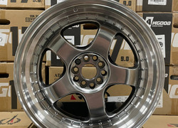 KS089 R18 8,5J 5x100 / 5x108 ET30 73,1 Hyperblack/polished lip (chrome