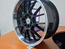  R18 8J  / 5x114,3 ET38 73,1 Gloss Black Machined Lip