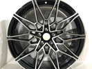 Разноширокие R20 5X112 66,6 Black Machined Face