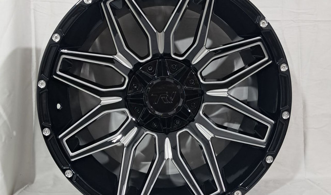  R20 10J ET-18 5x150 / 5x139,7 110,5 BLACK MILLING