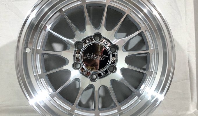  Summit R17 9J ET-25 6x139,7 110,1 machined silver