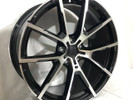 Разноширокие R20 5X112 66,6 Black Machined Face