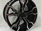 Разноширокие BMW R20 5x112 66,5 BLACK MACHINED FACE