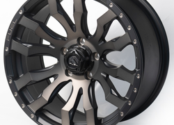 FUEL R18 8,5J 5x114,3 ET20 ЦО 73,1 BLACK MACHINE FACE MILLING RIVETS B