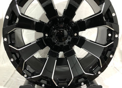 Fuel Assault D576 R20 10J 5x114,3 / 5x127 ET-10 71,6 Black Miling