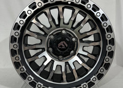  R17 8,5J ET0 110 6x139,7 MATTE BLACK MACHINED FACE