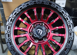  R17 8,5J ET0 110 6x139,7 MATTE BLACK MACHINED FACE+RF