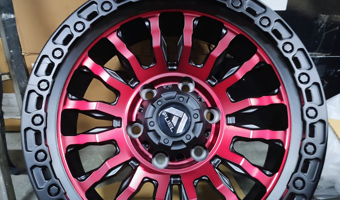  R17 8,5J ET0 110 6x139,7 MATTE BLACK MACHINED FACE+RF