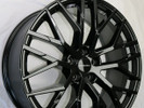 0257 R18 8J 5x100 / 5x112 ET42 66,5 Glossy Black + Powder Coating