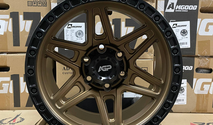   R17 9J 6x139,7 ET0 ЦО106,1 Matt Bronze Black lip
