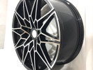  Разноширокие  R20   5x120 72,6 Black Machined Face