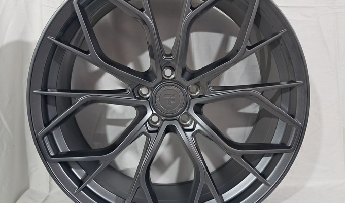 Разноширокие Flow Forged R20 5x112 ЦО 66.6 SATIN GRAY