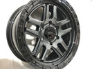  R17 8J ET25 6x139,7 106,1 LIQUID METAL / GLOSS BLACK BEADLOCK