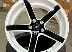 Разноширокие  R20   5x120 ЦО 74.1 white and black