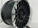  R17 8,5J ET0 110 6x139,7 MATTE BLACK MACHINED LIP