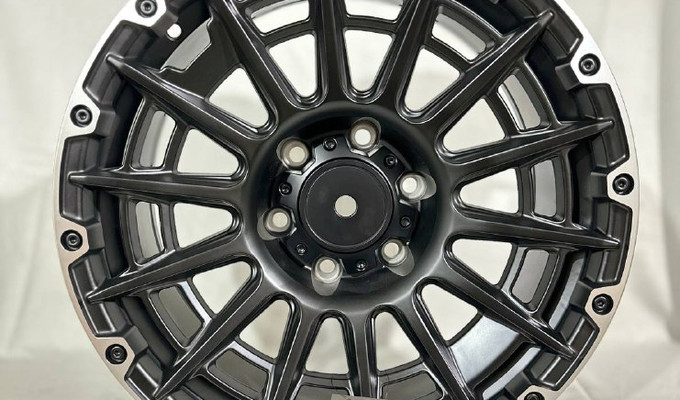  R17 8,5J ET0 110.1 6x139,7 MATTE BLACK MACHINED LIP