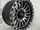  R17 8,5J ET0 110 6x139,7 MATTE BLACK MACHINED FACE