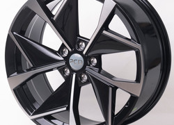 Диски Kipardo 5638 R20x8 5x108 ET41 DIA66.6 Black Machined face