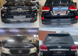 Переделка ,комплект рестайлинга на Toyota Land Cruiser 200