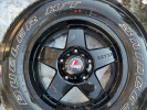 TRD диски 5х150 с шинами BRIDGESTONE