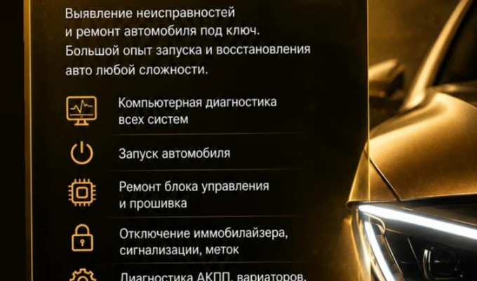 авто электрик выезд 24/7 прошивки диагностика запуск авто 12/24 вольт