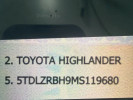 Toyota Highlander 2021 года