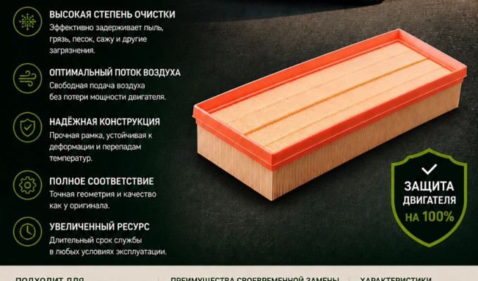 Фильтр воздушный Land Rover