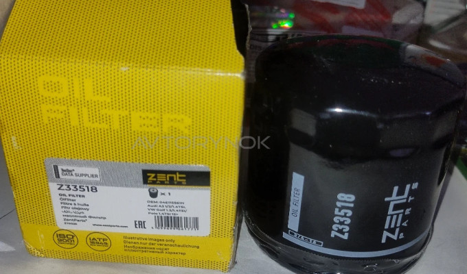 Масляный фильтр zent parts z33518